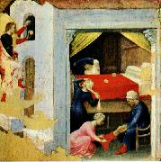 GELDER, Aert de Quaratesi Altarpiece: St. Nicholas and three poor maidens sg France oil painting artist
